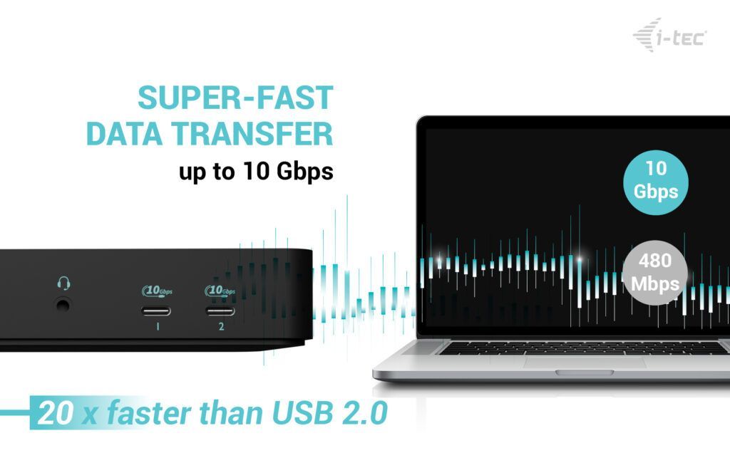 I-TEC USB-C Intelligent Triple Display Docking Station + Power Delivery 100W I-TEC USB-C Intelligent Triple Display Docking Station + Power Delivery 100W
