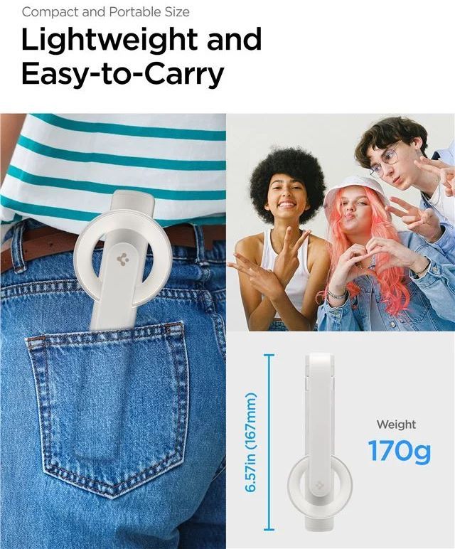 Spigen MagSafe Tripod Selfie Stick Dune Beige Spigen MagSafe Tripod Selfie Stick Dune Beige