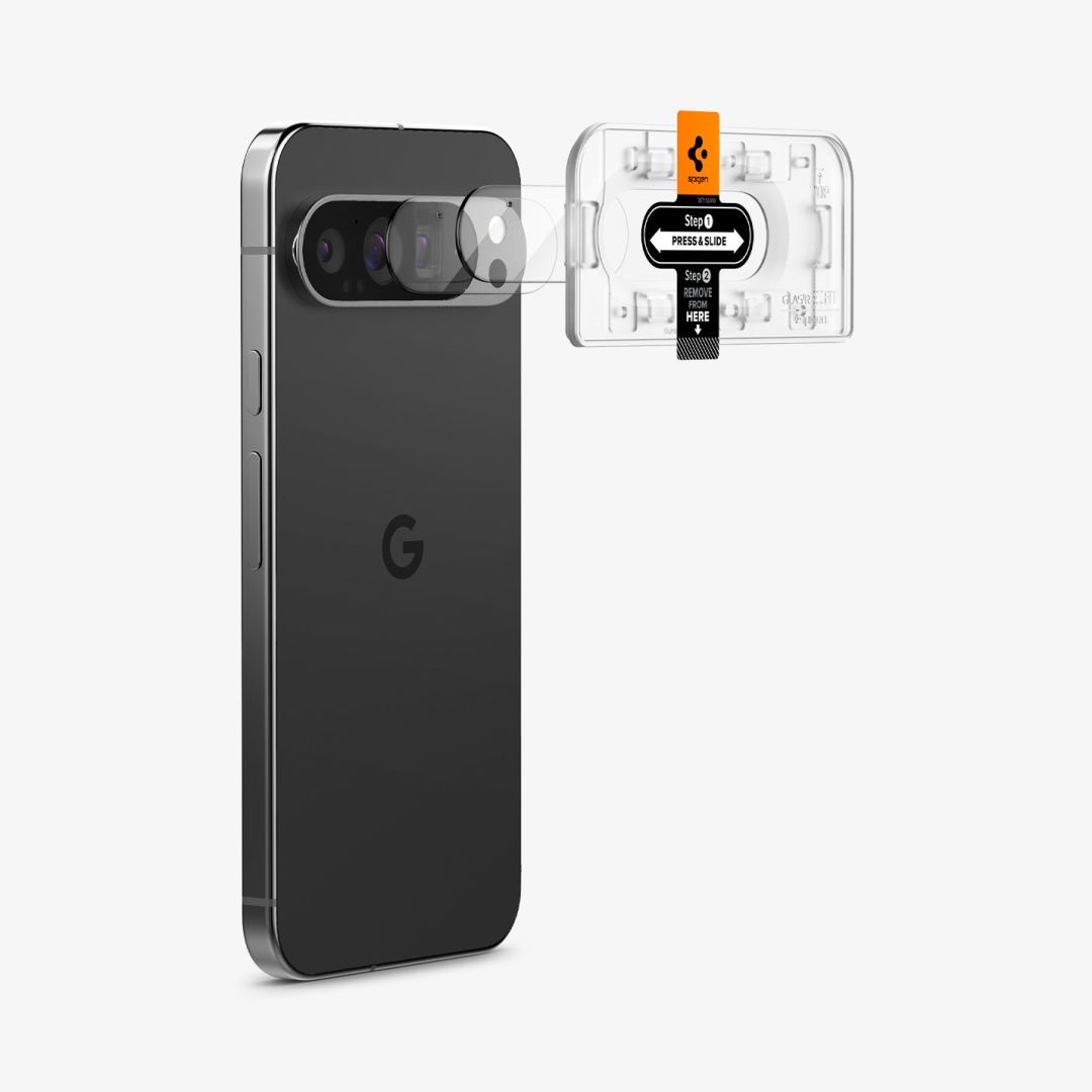 Spigen Glass tR EZ Fit Optik 2 Pack Google Pixel 9 Crystal Clear Spigen Glass tR EZ Fit Optik 2 Pack Google Pixel 9 Crystal Clear