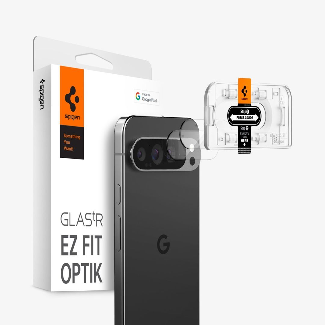 Spigen Glass tR EZ Fit Optik 2 Pack Google Pixel 9 Crystal Clear Spigen Glass tR EZ Fit Optik 2 Pack Google Pixel 9 Crystal Clear