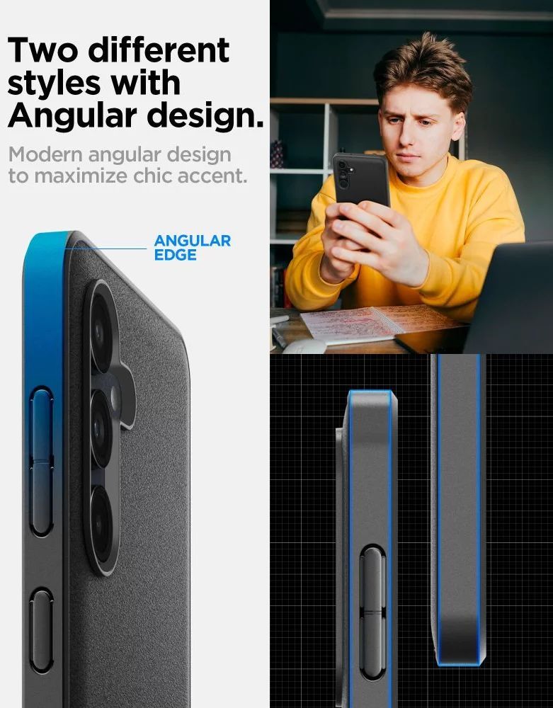 Spigen Essential sandblast Samsung Galaxy M55 5G Matte Black