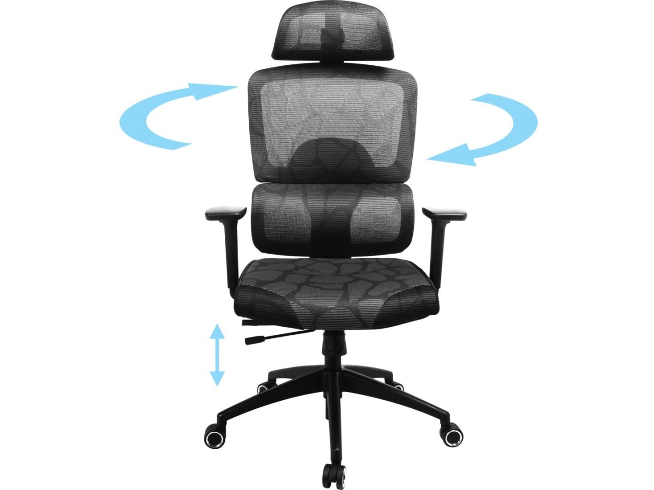 Sandberg ErgoFusion Gaming Chair Pro Black Sandberg ErgoFusion Gaming Chair Pro Black