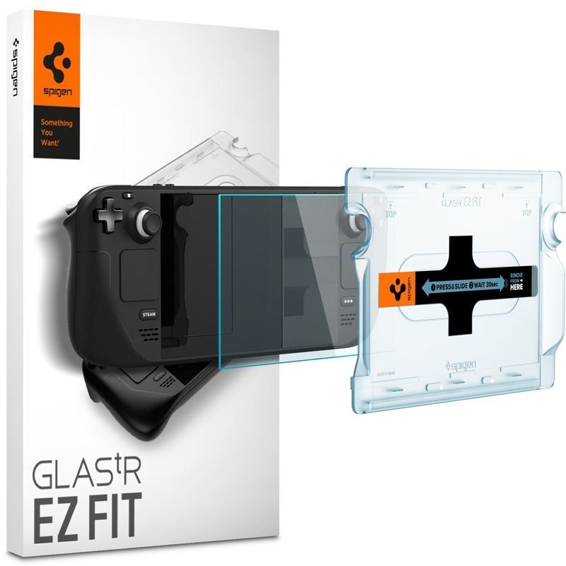 Spigen Glass tR EZ Fit 1 Pack Steam Deck Spigen Glass tR EZ Fit 1 Pack Steam Deck