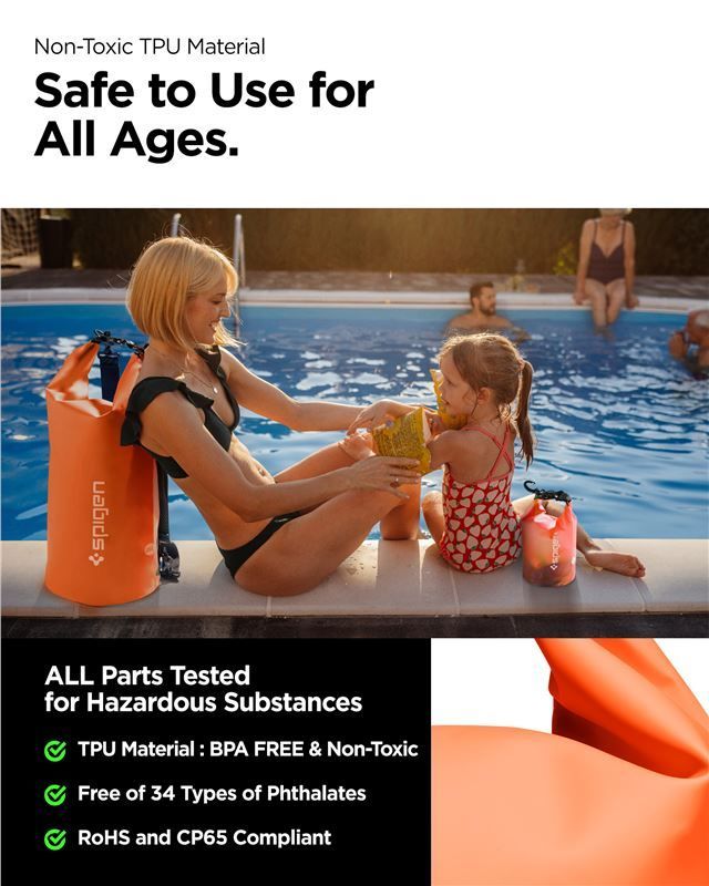 Spigen Aqua Shield WaterProof Dry Bag 20L + 2L A630 Sunset Orange Spigen Aqua Shield WaterProof Dry Bag 20L + 2L A630 Sunset Orange