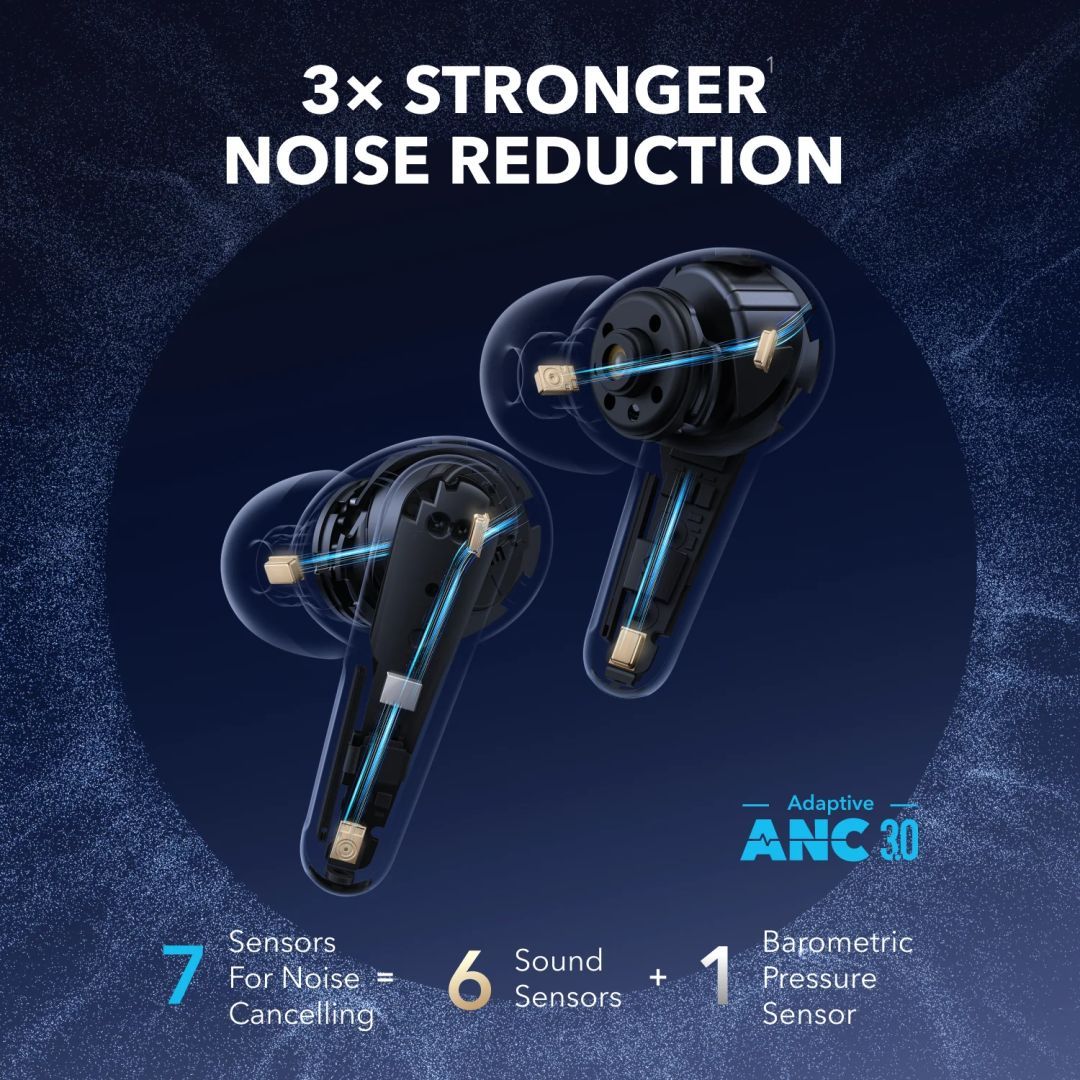 ANKER Soundcore Liberty 4 Pro Noise Cancelling True-Wireless Earbuds White ANKER Soundcore Liberty 4 Pro Noise Cancelling True-Wireless Earbuds White