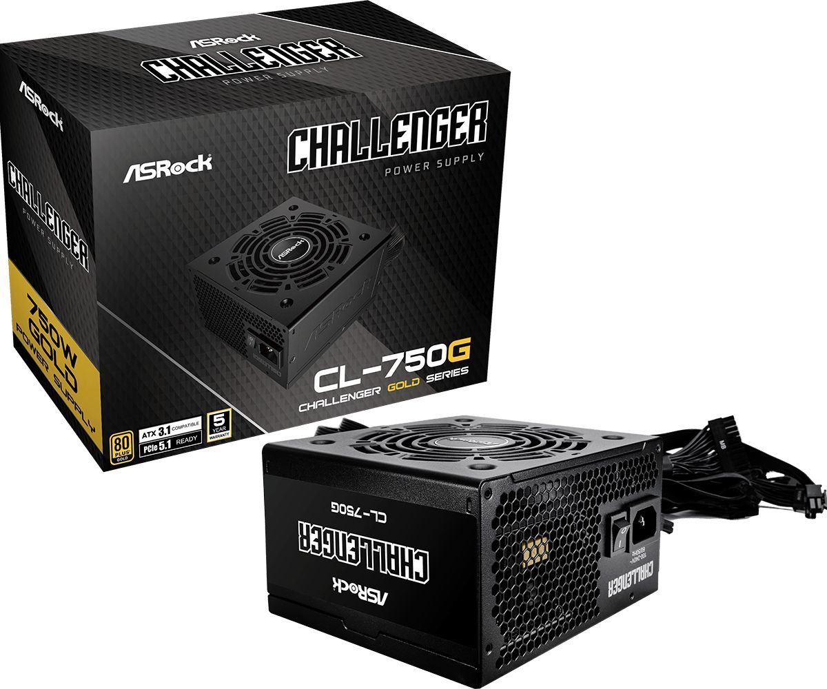 ASRock 750W 80+ Gold Challenger CL-750G ASRock 750W 80+ Gold Challenger CL-750G