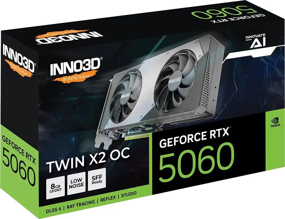 Inno3D GeForce RTX5060 8GB DDR7 Twin X2 OC Inno3D GeForce RTX5060 8GB DDR7 Twin X2 OC