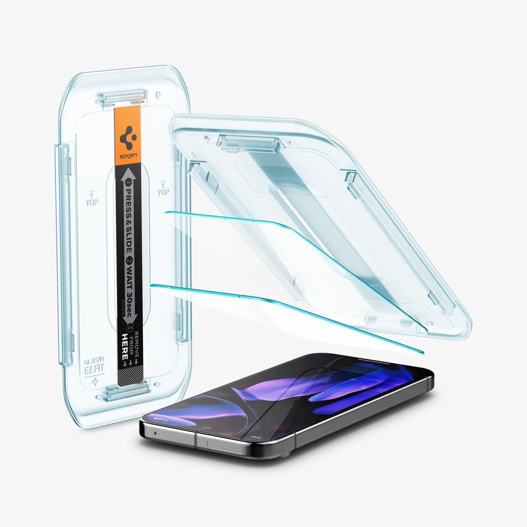Spigen Glass tR EZ Fit 2 Pack Google Pixel 9 Pro XL Transparency Spigen Glass tR EZ Fit 2 Pack Google Pixel 9 Pro XL Transparency