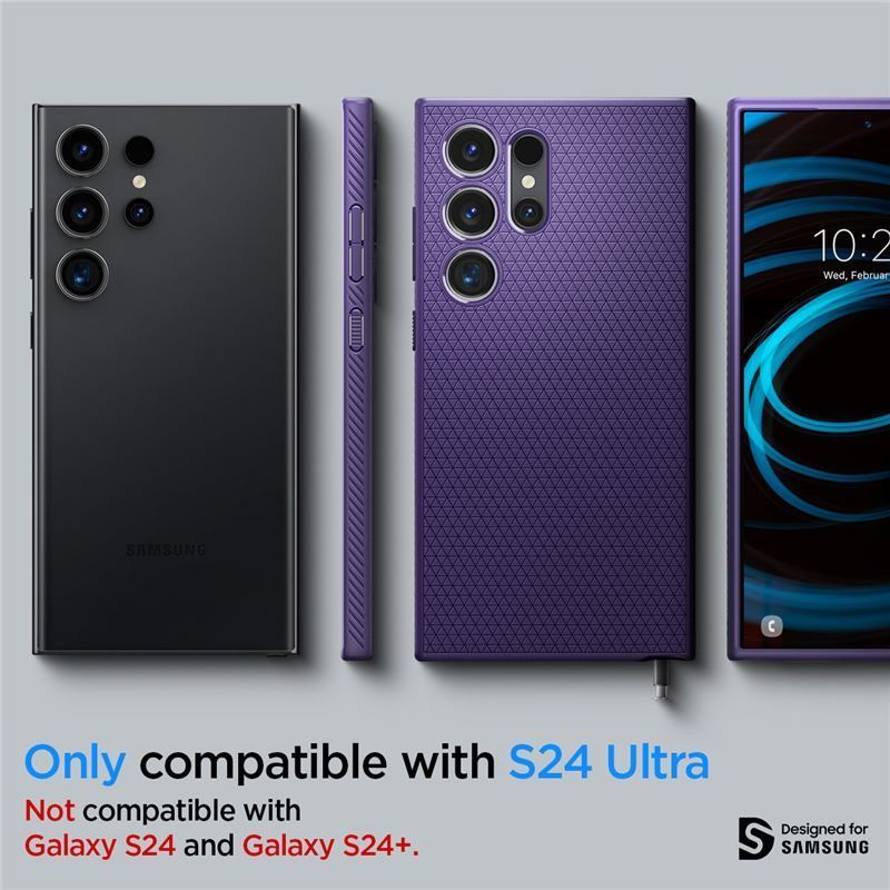 Spigen Liquid Air for Samsung Galaxy S24 Ultra Deep Purple Spigen Liquid Air for Samsung Galaxy S24 Ultra Deep Purple