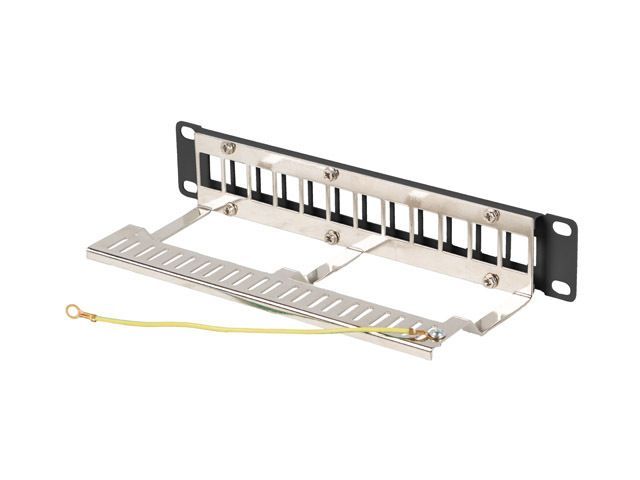 Lanberg 12-port Patch Panel 1U Black Lanberg 12-port Patch Panel 1U Black