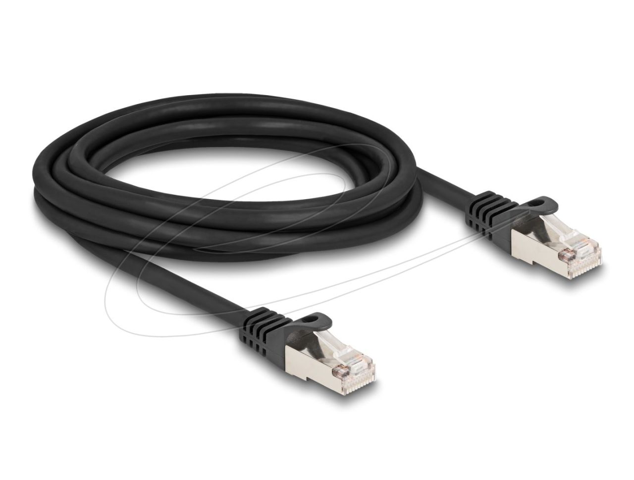 DeLock S-FTP Patch Cable 3m Black DeLock S-FTP Patch Cable 3m Black