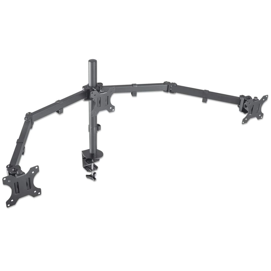 Manhattan LCD Monitor Mount with Center Mount and Double-Link Swing Arms