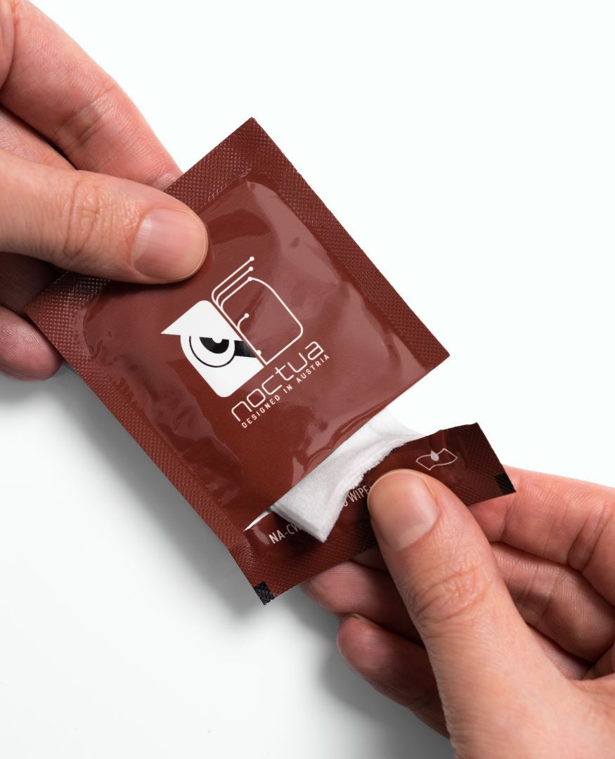 Noctua NA-SCW1 cleaning wipes for removing thermal compounds Noctua NA-SCW1 cleaning wipes for removing thermal compounds