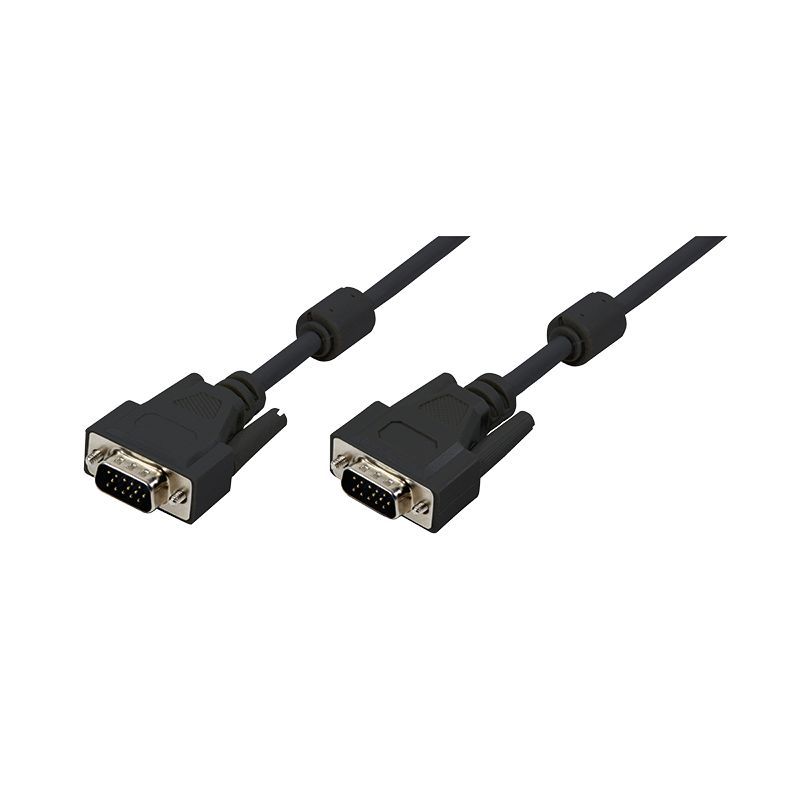 Logilink CV0003 VGA HD15/M - HD15/M cable 5m Black Logilink CV0003 VGA HD15/M - HD15/M cable 5m Black