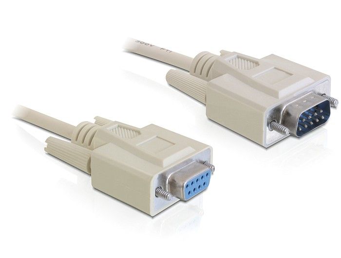 DeLock Cable Serial RS-232 Sub-D9 male > RS-232 Sub-D9 female 10m extension DeLock Cable Serial RS-232 Sub-D9 male > RS-232 Sub-D9 female 10m extension
