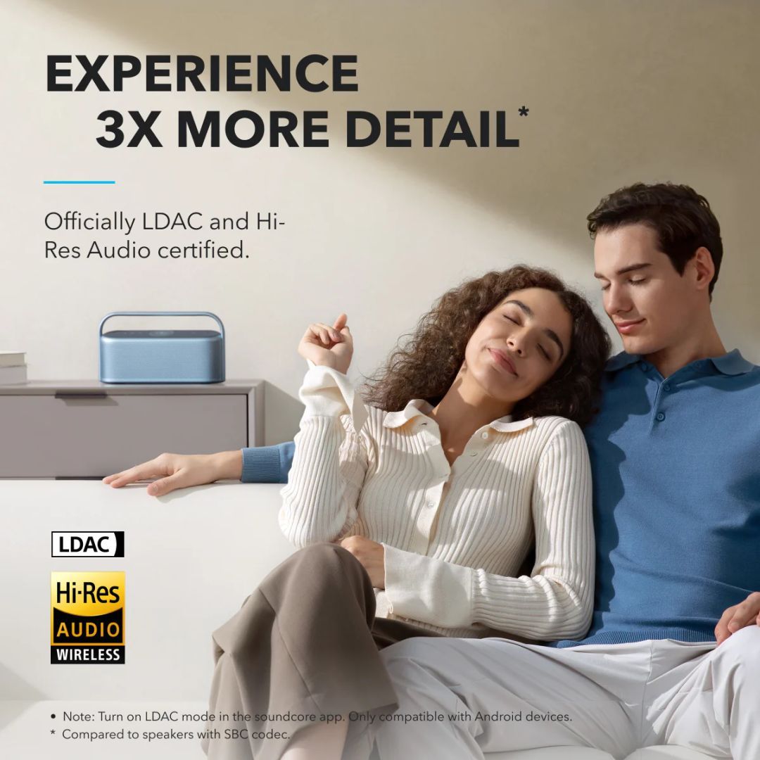 ANKER Motion X600 Portable High-Fidelity Speaker Black ANKER Motion X600 Portable High-Fidelity Speaker Black