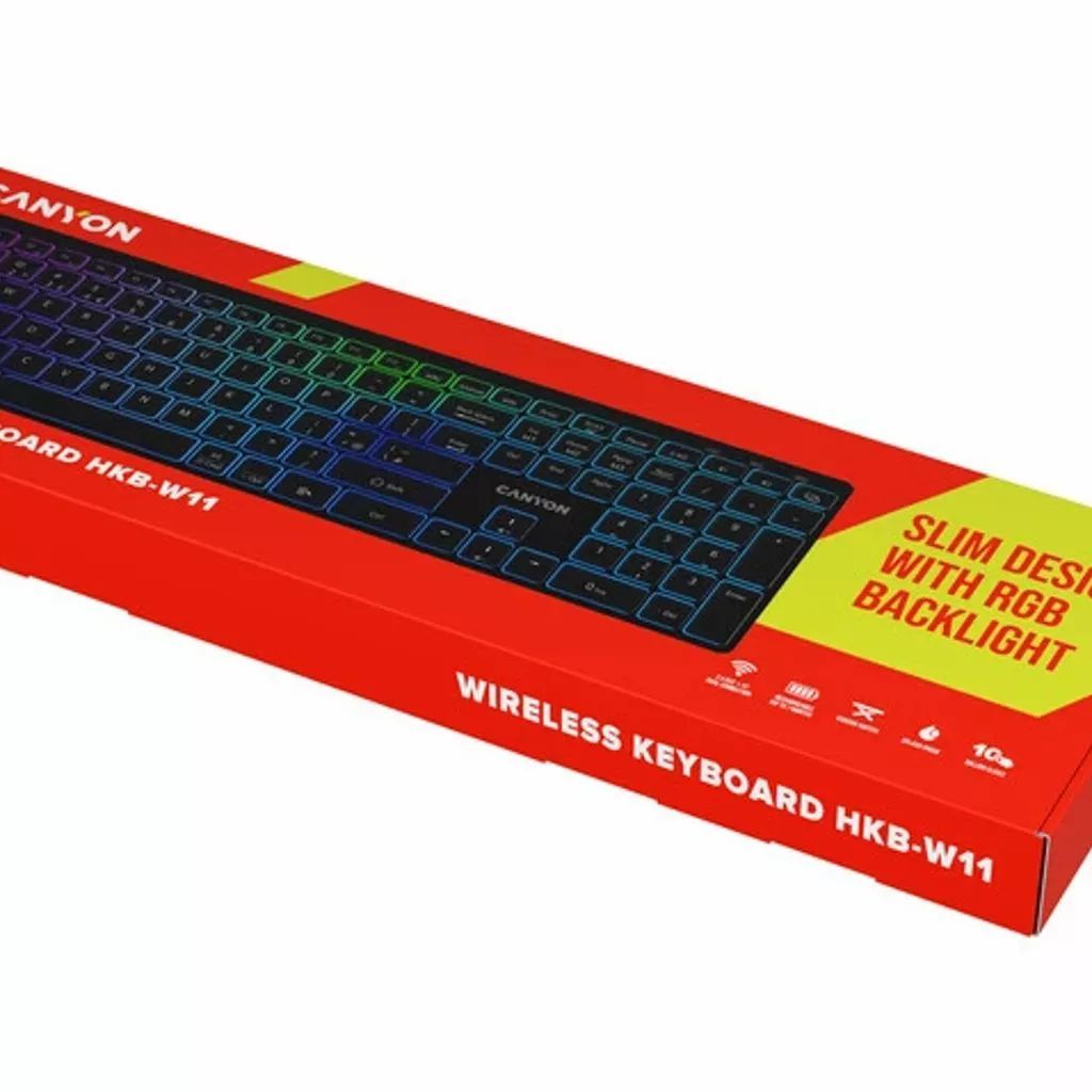 Canyon CNS-HBTK11B Wireless Keyboard Black HU