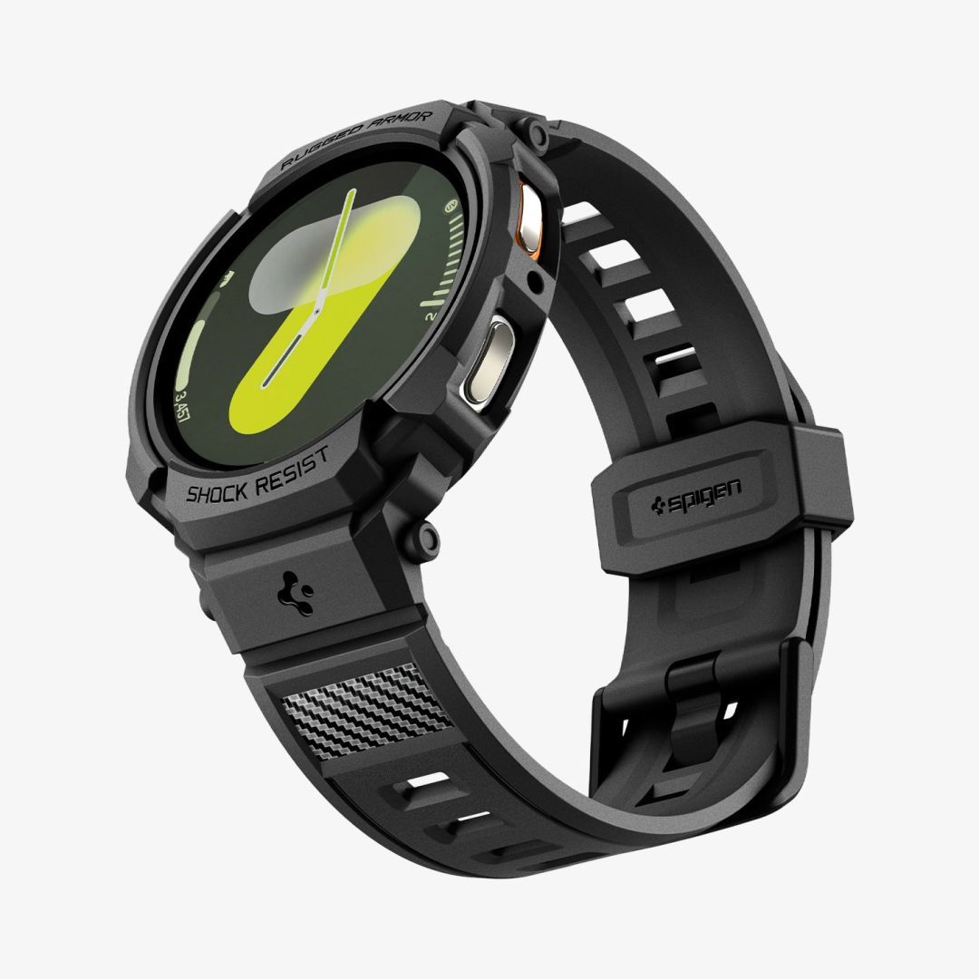 Spigen Rugged Armor Pro for Galaxy Watch 8 (44mm) Matte Black