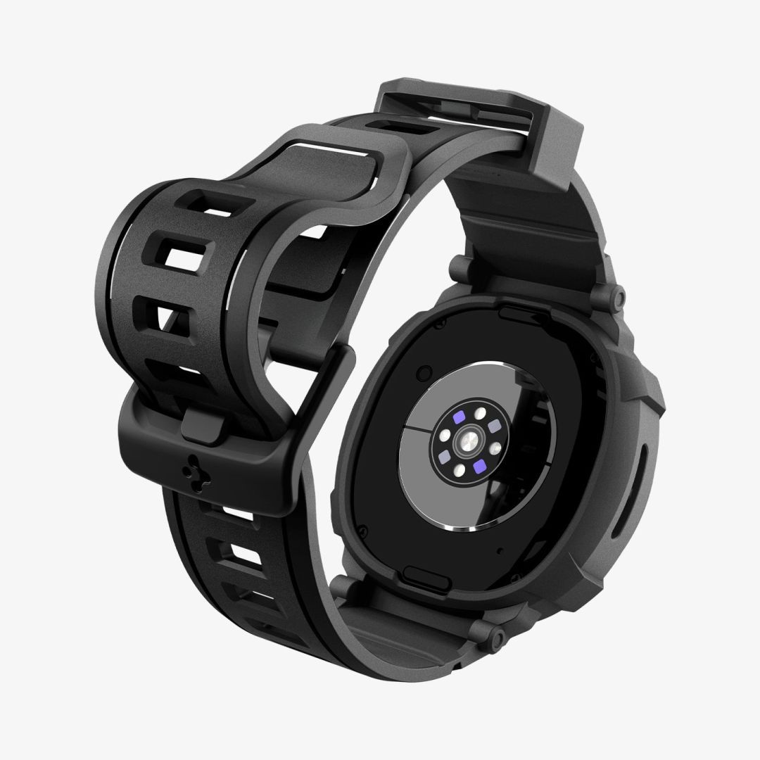 Spigen Rugged Armor Pro for Galaxy Watch 8 (44mm) Matte Black