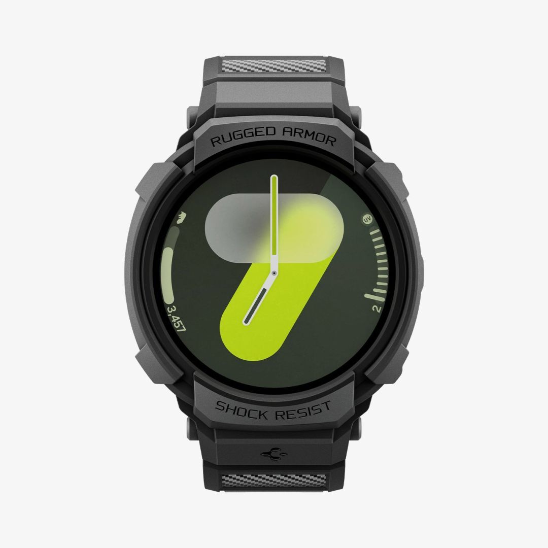 Spigen Rugged Armor Pro for Galaxy Watch 8 (44mm) Matte Black