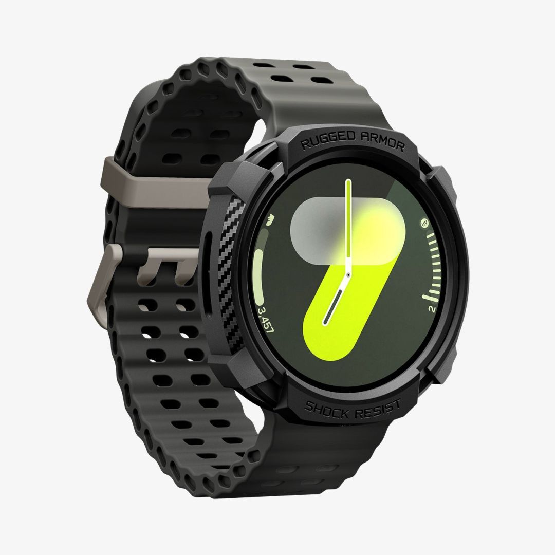 Spigen Rugged Armor for Galaxy Watch 8 (40mm) Matte Black