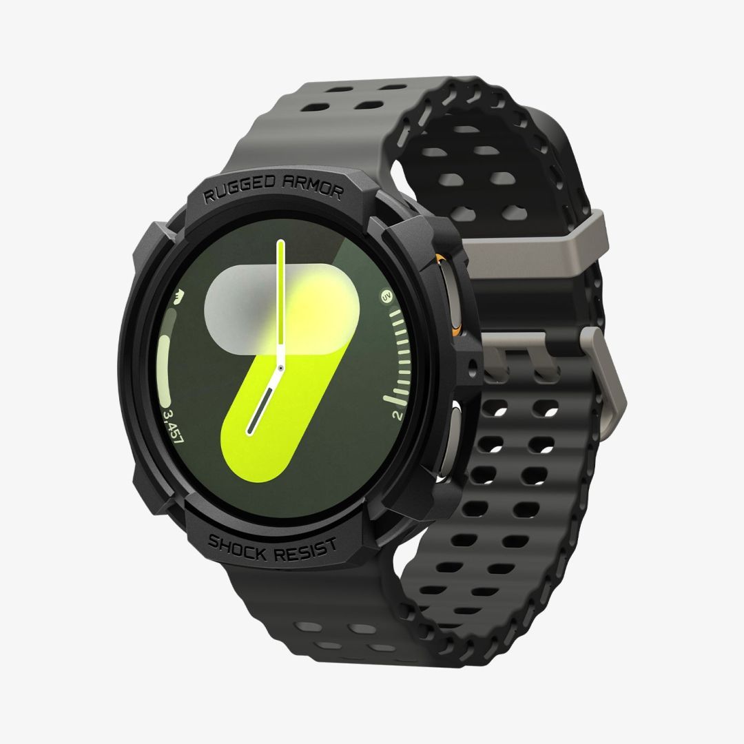 Spigen Rugged Armor for Galaxy Watch 8 (40mm) Matte Black