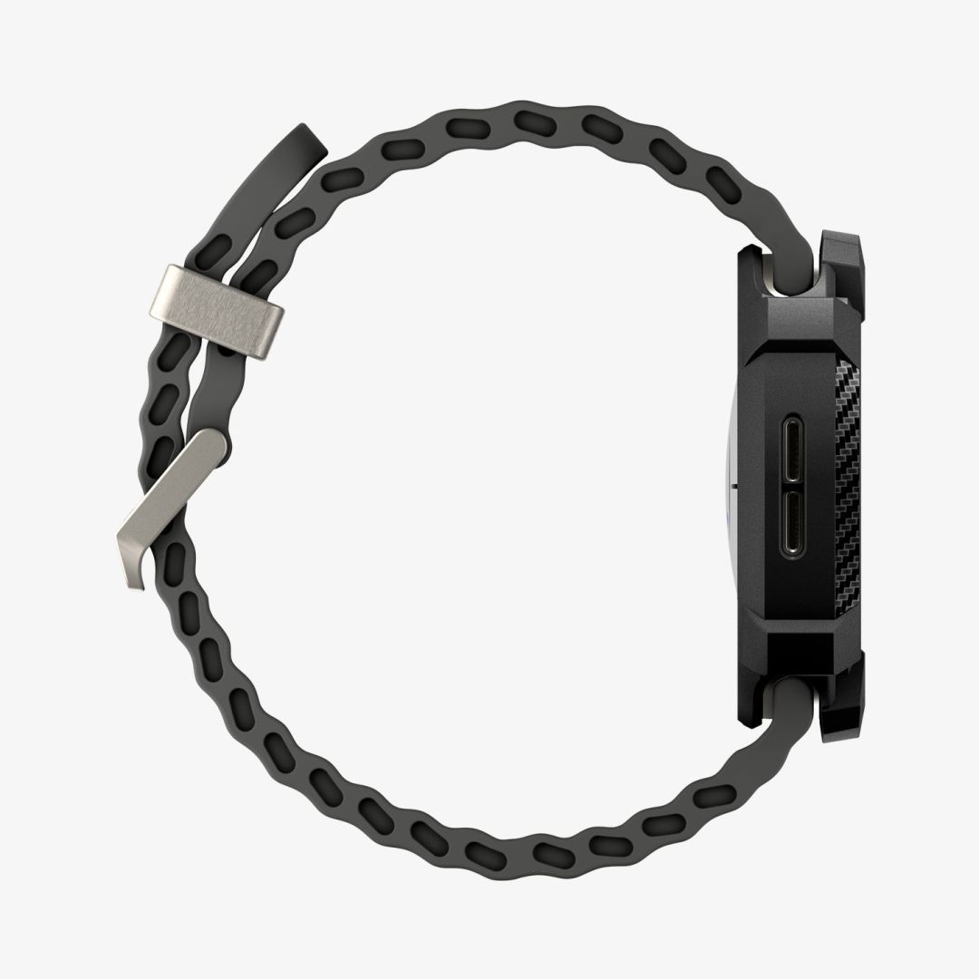 Spigen Rugged Armor for Galaxy Watch 8 (40mm) Matte Black