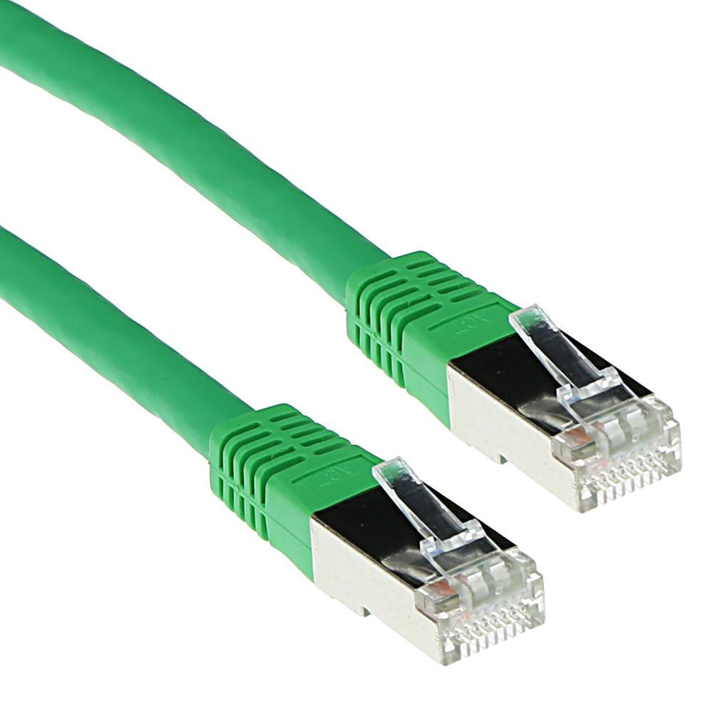 ACT CAT6 S-FTP Patch Cable 10m Green ACT CAT6 S-FTP Patch Cable 10m Green