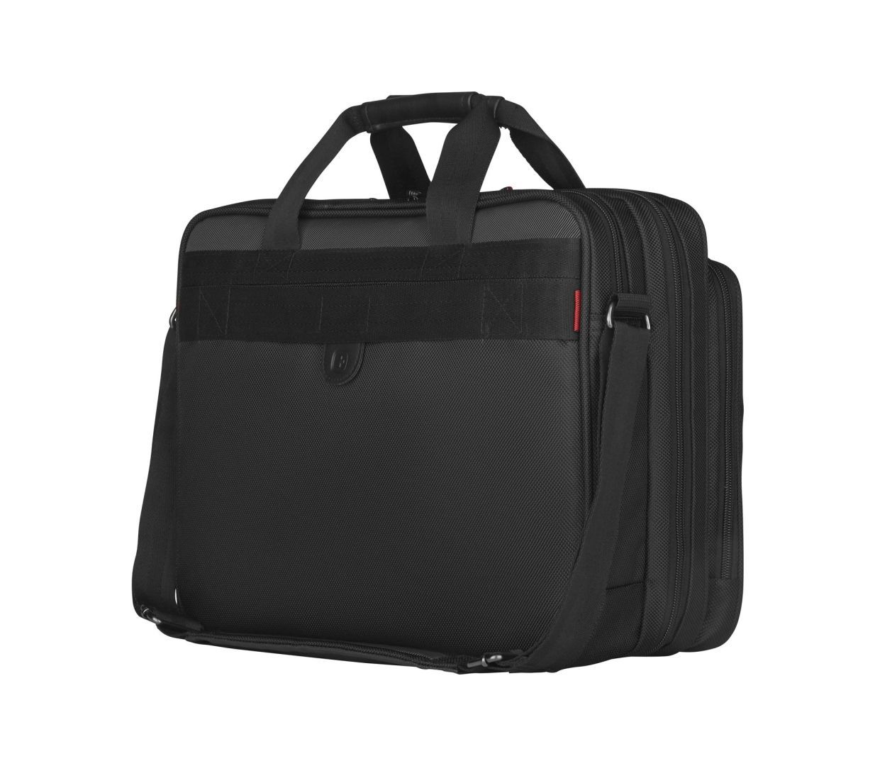 Wenger 16'' Double-Gusset Laptop Briefcase Black Wenger 16'' Double-Gusset Laptop Briefcase Black
