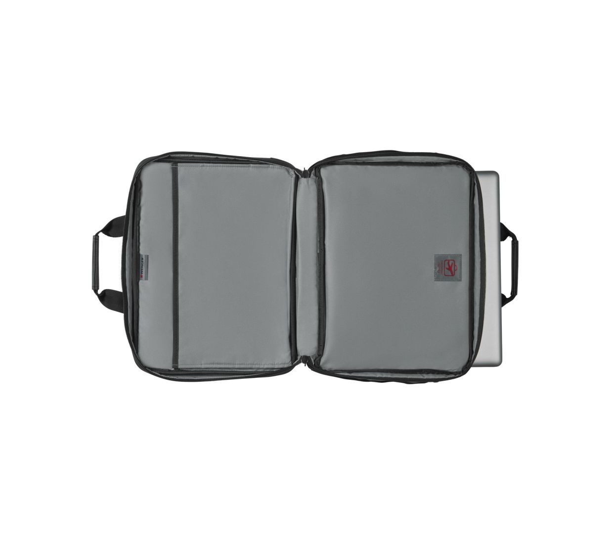 Wenger 16'' Double-Gusset Laptop Briefcase Black Wenger 16'' Double-Gusset Laptop Briefcase Black