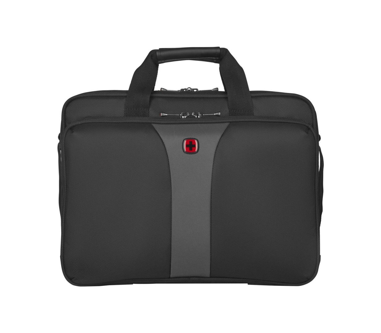 Wenger 16'' Double-Gusset Laptop Briefcase Black Wenger 16'' Double-Gusset Laptop Briefcase Black