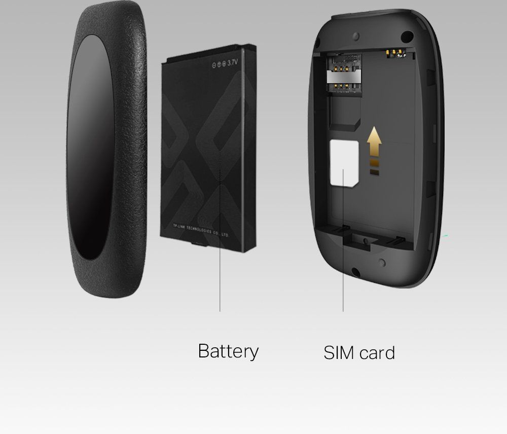 TP-Link M7010 4G LTE Mobile Wi-Fi Router Black TP-Link M7010 4G LTE Mobile Wi-Fi Router Black