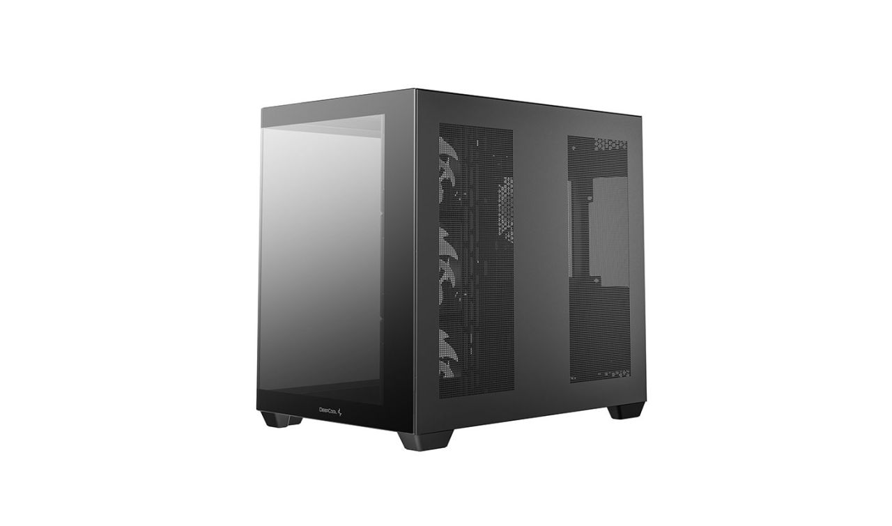 DeepCool CG530 F4 Tempered Glass Black