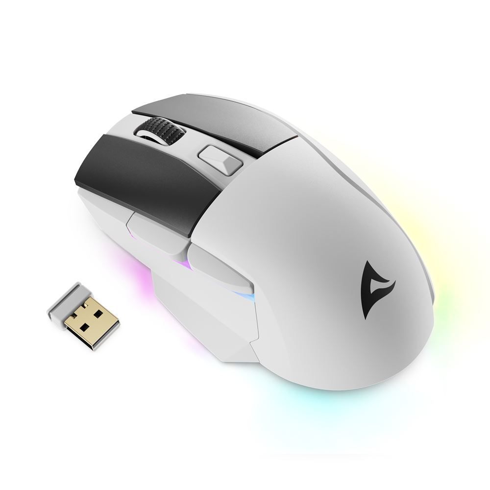 Sharkoon Skiller SGM50W RGB Wireless Gaming Mouse White Sharkoon Skiller SGM50W RGB Wireless Gaming Mouse White