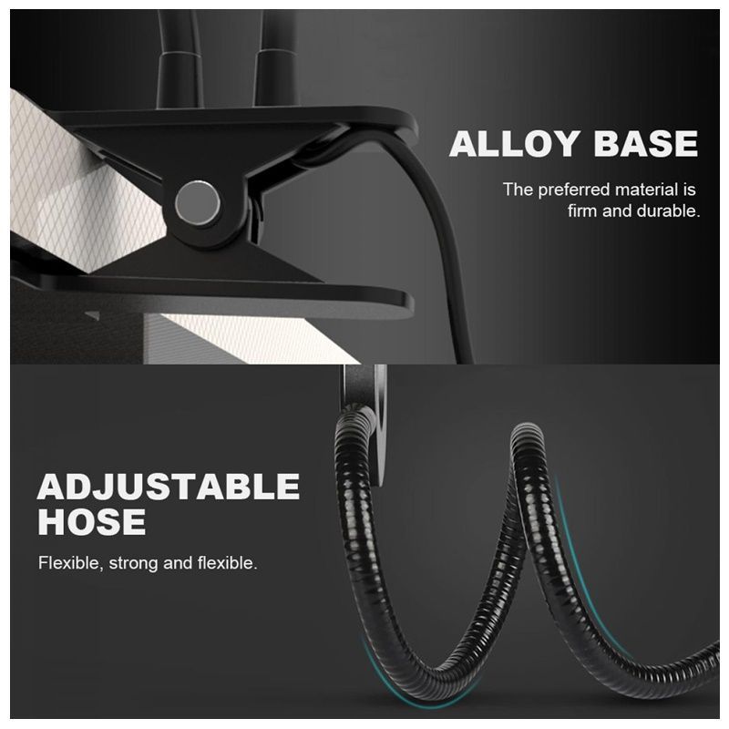 Platinet PMRL3 Ring Light with Flexible Phone Clip Black