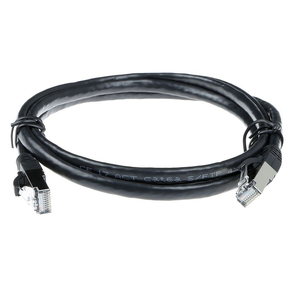 ACT CAT6A S-FTP Patch Cable 15m Black ACT CAT6A S-FTP Patch Cable 15m Black