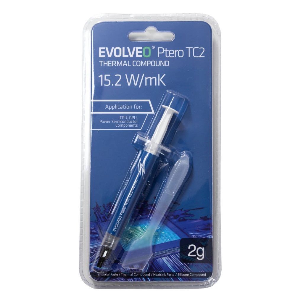 Evolveo Ptero TC2 Hővezető Paszta 2g + Spatula Evolveo Ptero TC2 Hővezető Paszta 2g + Spatula