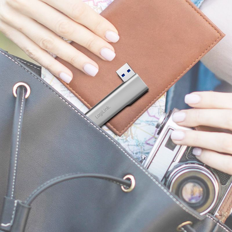 Logilink UA0436 Ultraslim 4-Port USB-A Hub Aluminium Logilink UA0436 Ultraslim 4-Port USB-A Hub Aluminium