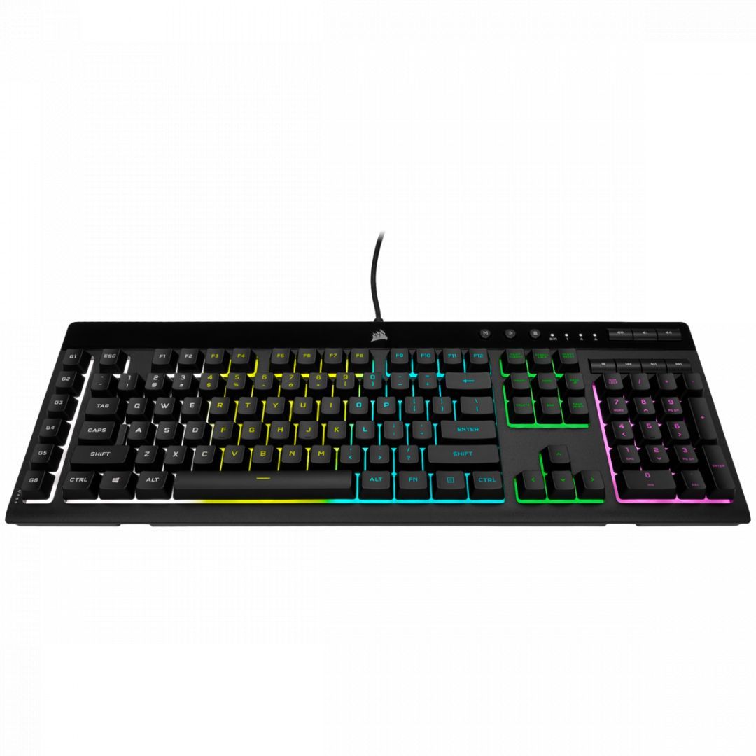 Corsair K55 RGB Pro Gaming keyboard Black US Corsair K55 RGB Pro Gaming keyboard Black US