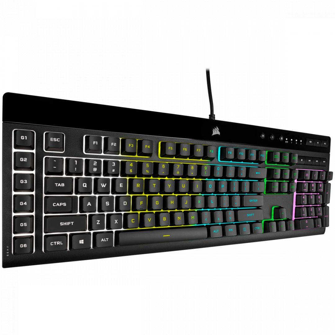 Corsair K55 RGB Pro Gaming keyboard Black US Corsair K55 RGB Pro Gaming keyboard Black US