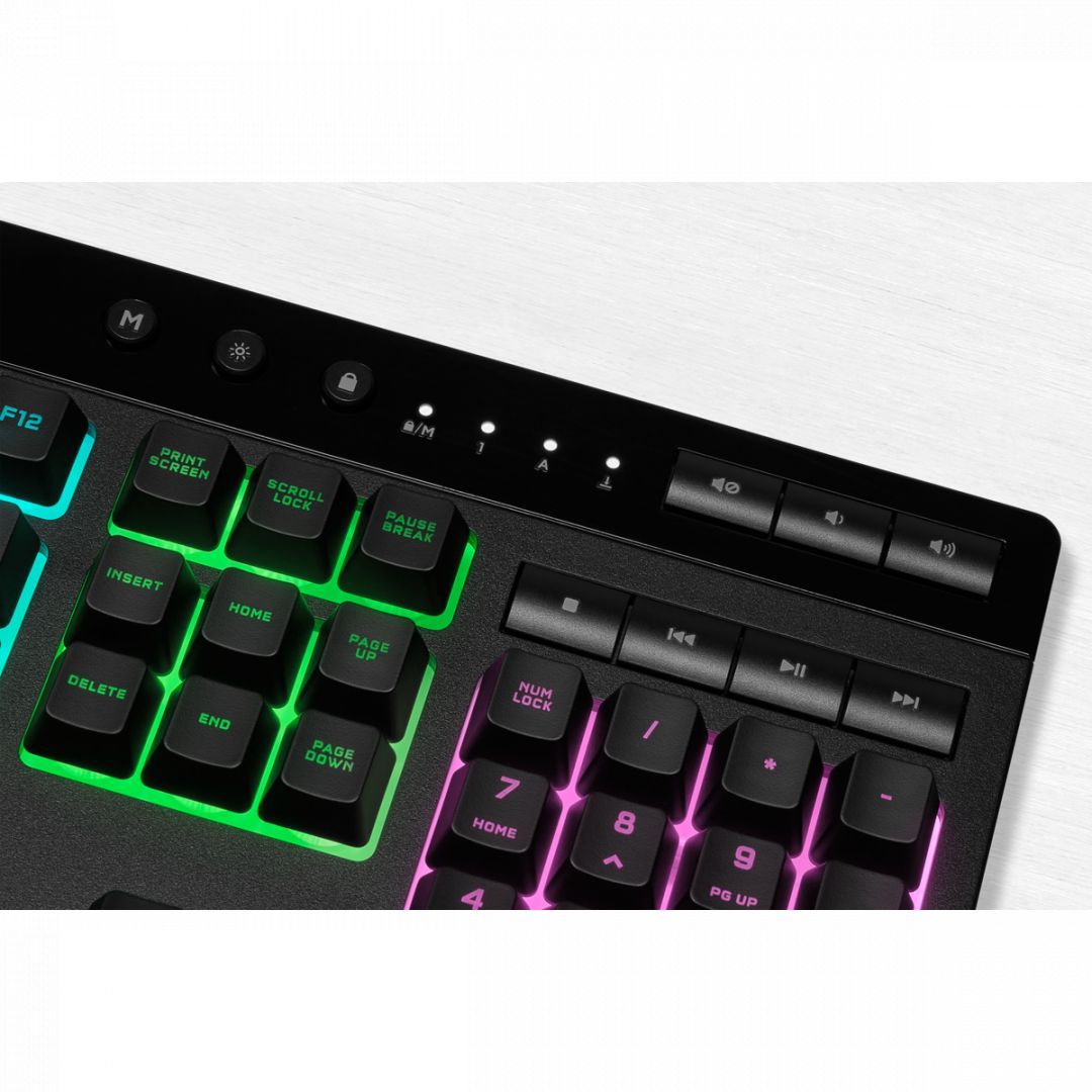 Corsair K55 RGB Pro Gaming keyboard Black US Corsair K55 RGB Pro Gaming keyboard Black US