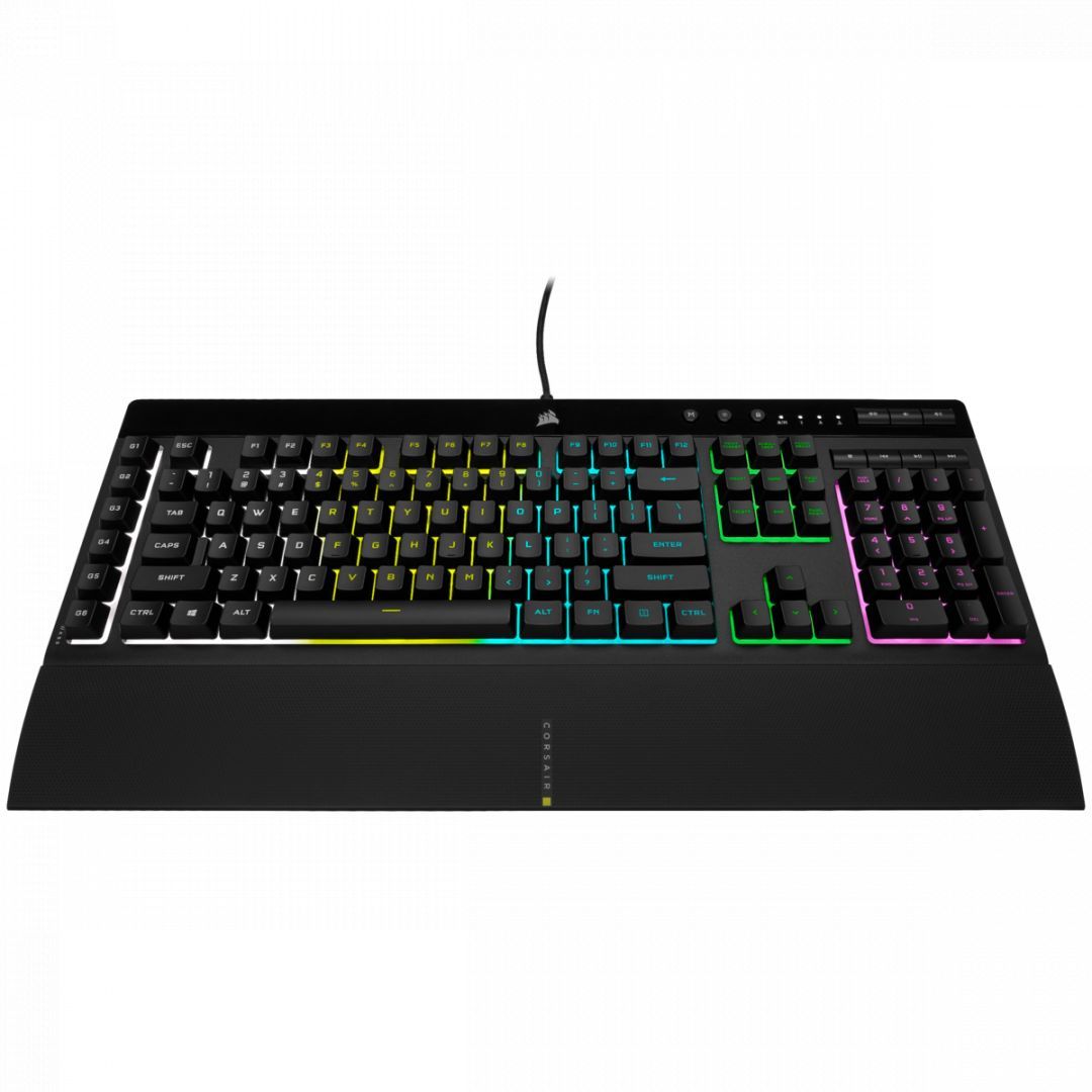 Corsair K55 RGB Pro Gaming keyboard Black US Corsair K55 RGB Pro Gaming keyboard Black US