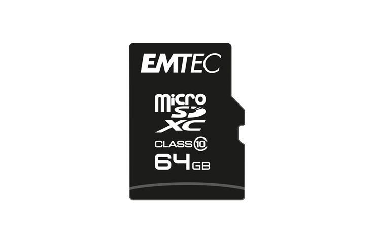 Emtec 64GB microSDXC Classic Class 10 U1 + adapterrel Emtec 64GB microSDXC Classic Class 10 U1 + adapterrel