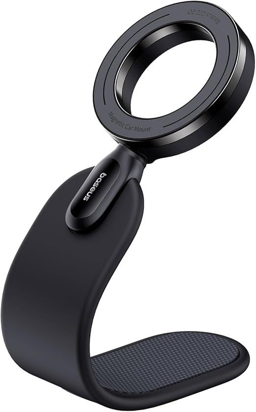Baseus C02 Go Magnetic Car Phone Holder 360° Rotatable, Bendable Car Mount Black Baseus C02 Go Magnetic Car Phone Holder 360° Rotatable, Bendable Car Mount Black