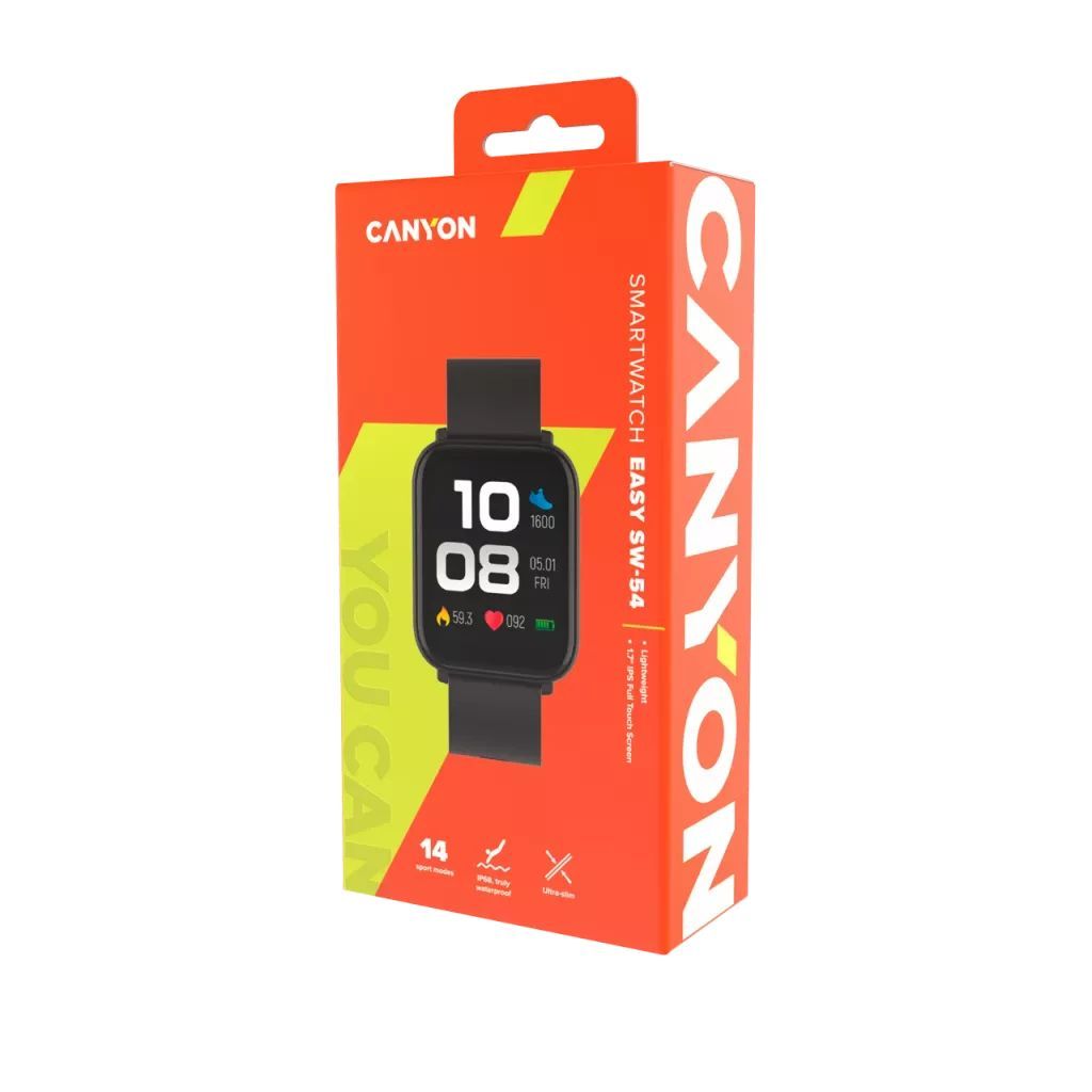 Canyon Easy SW-54 Smart Watch Black Canyon Easy SW-54 Smart Watch Black