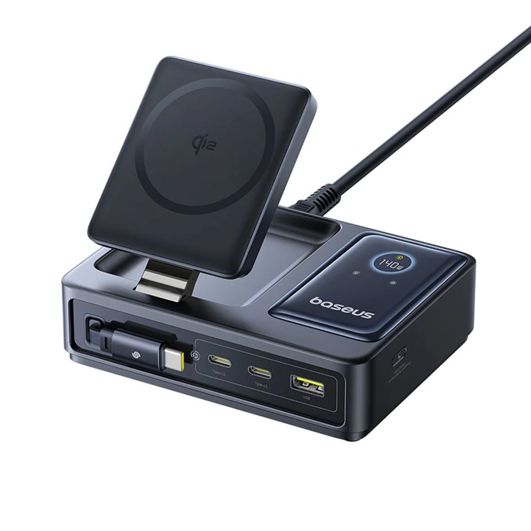 Baseus Nomos 5-in-1 Desktop Charger Qi2 140W Baseus Nomos 5-in-1 Desktop Charger Qi2 140W