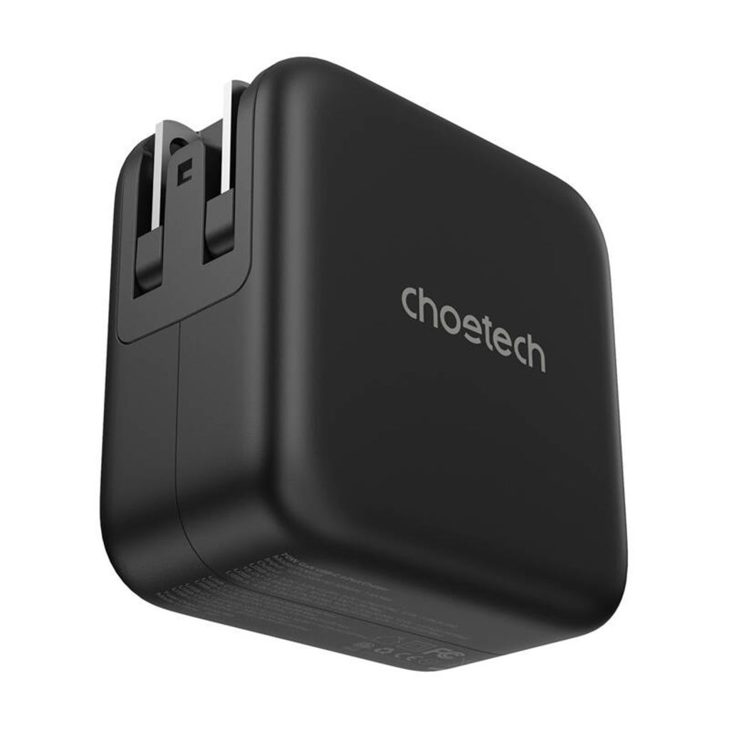 Choetech PD6055 70W GaN Wall Charger Black Choetech PD6055 70W GaN Wall Charger Black