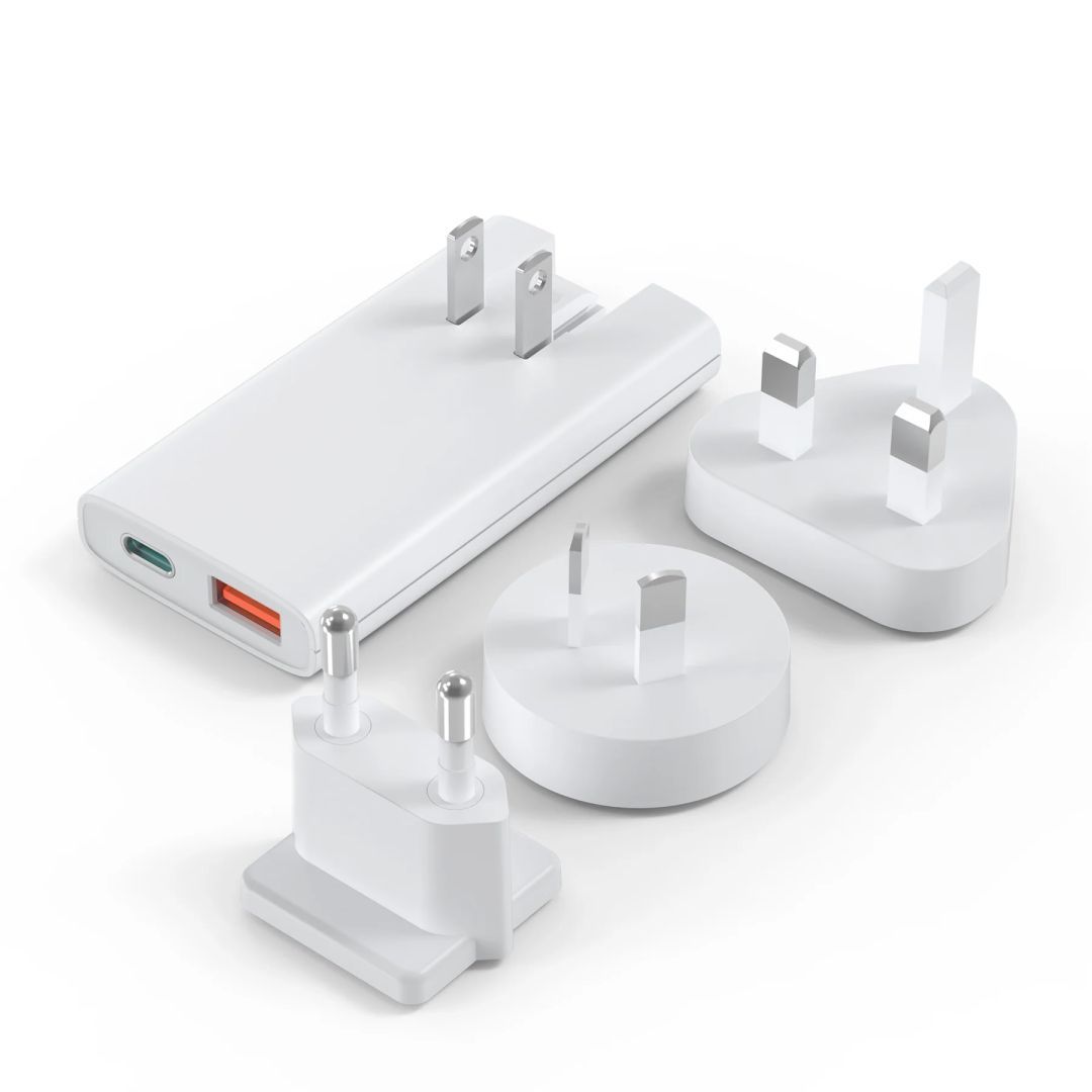 Choetech PD6011 67W Dual-Port Portable GaN Adapter White