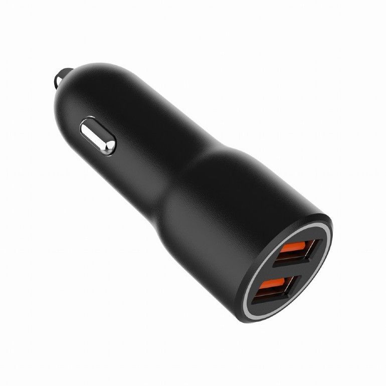 Gembird 2-port USB Car Fast Charger Black Gembird 2-port USB Car Fast Charger Black
