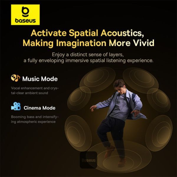 Baseus Bowie M2s Ultra True Wireless Earphones Black Baseus Bowie M2s Ultra True Wireless Earphones Black